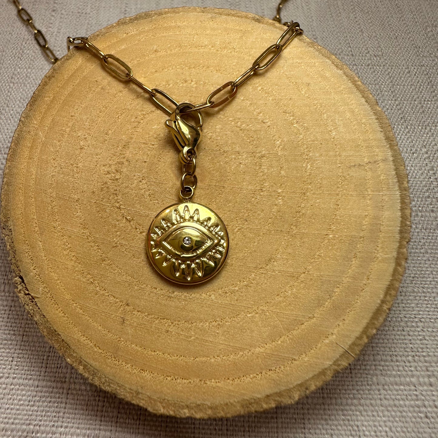Medaillon Matiasma strass Alaïa Bijoux