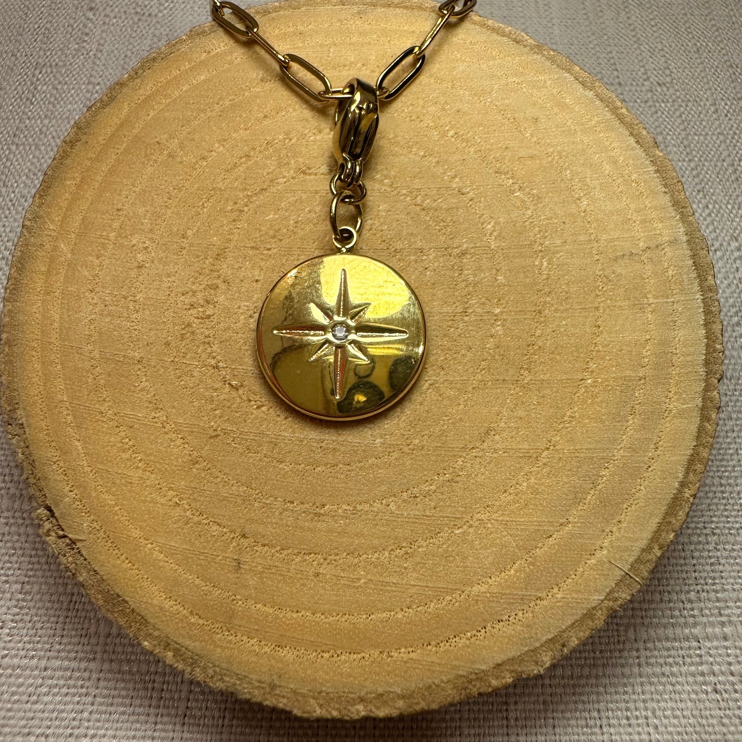 Medaille strass Alaïa Bijoux