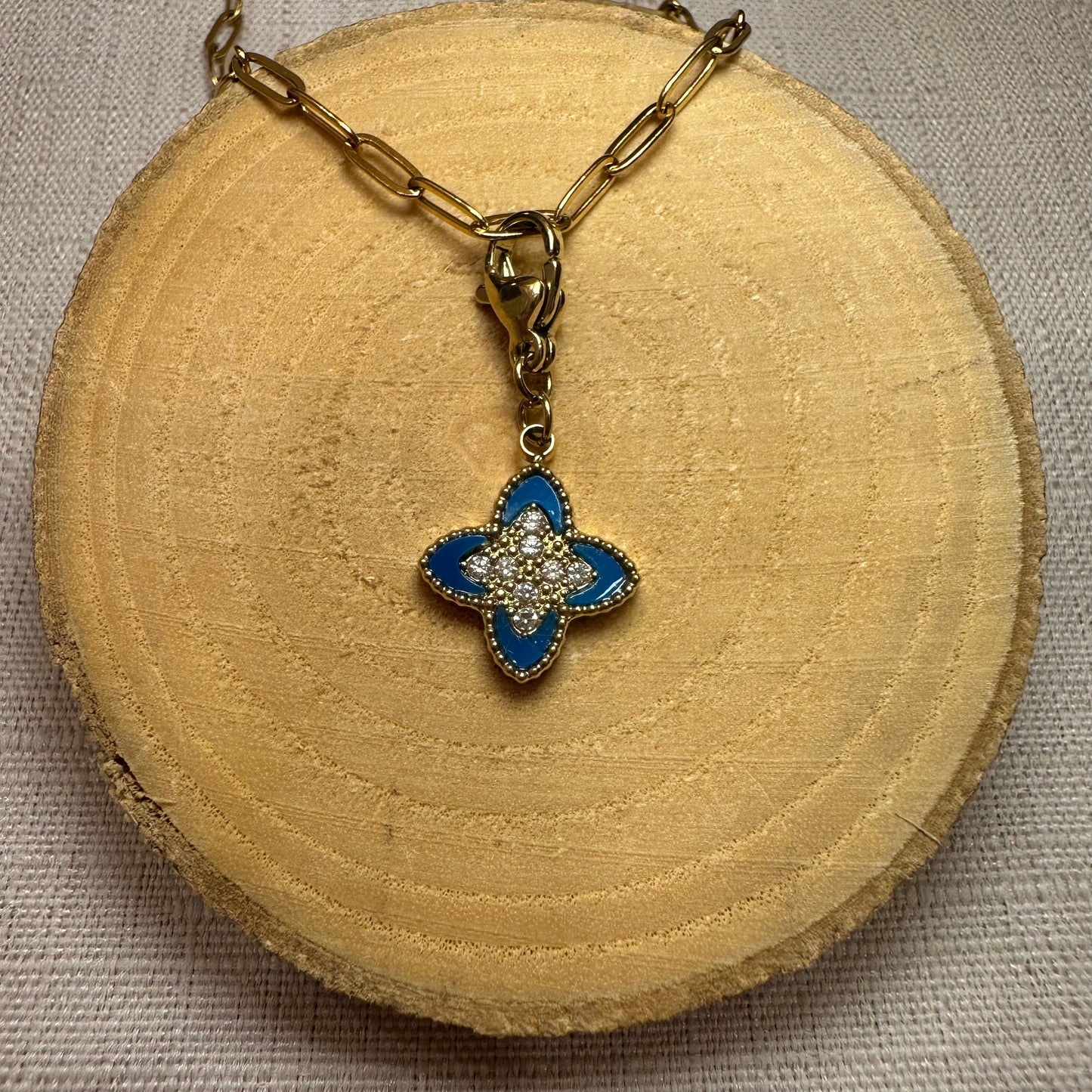 Trefle strass Alaïa Bijoux