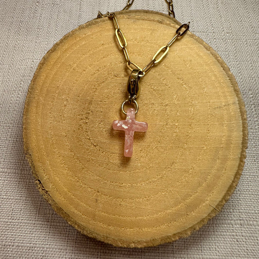 Croix colorée Alaïa Bijoux