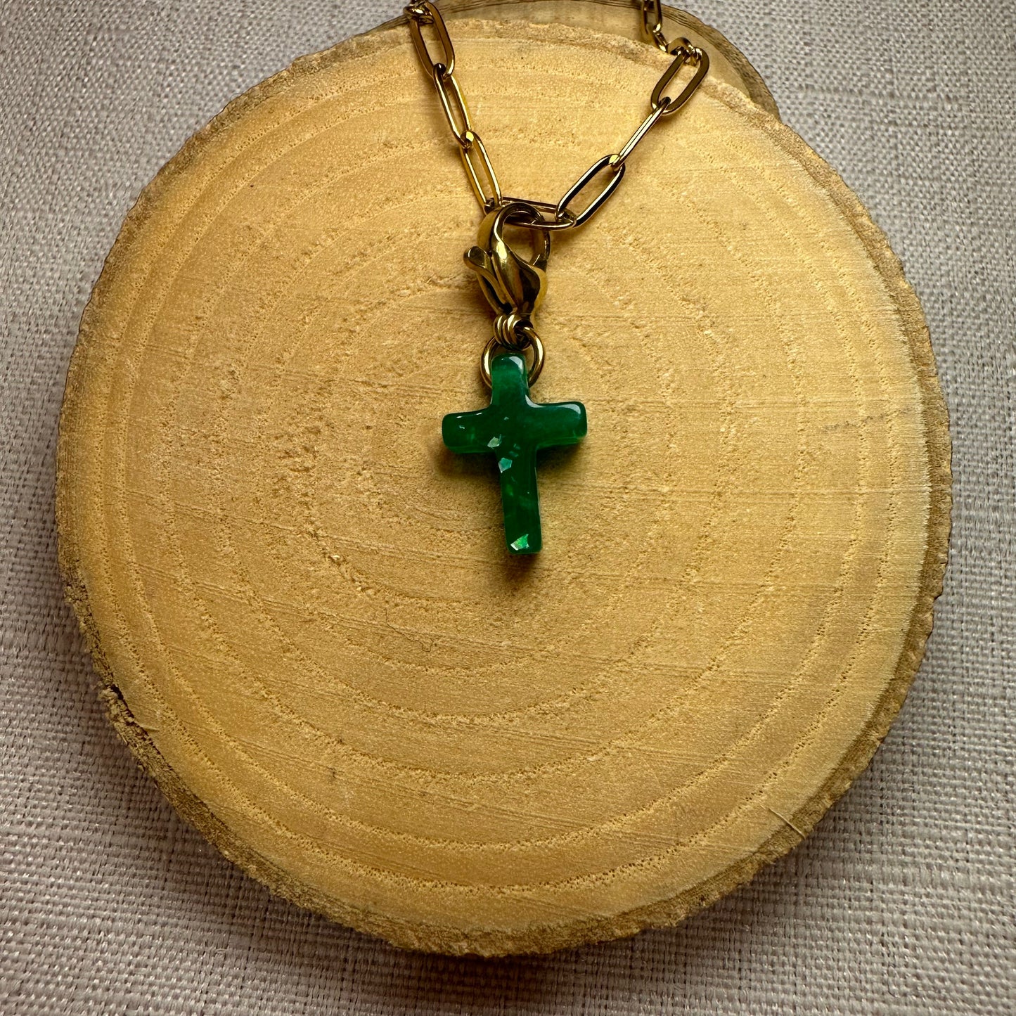 Croix colorée Alaïa Bijoux