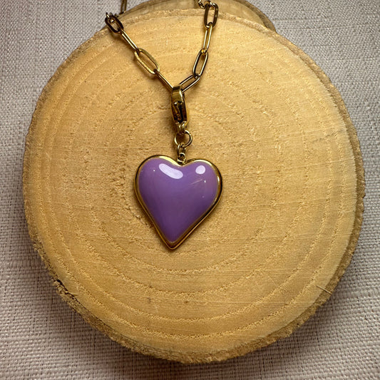 Gros coeur coloré Alaïa Bijoux