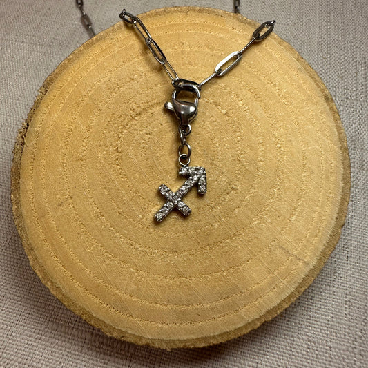 Signes Astro argent strass Alaïa Bijoux