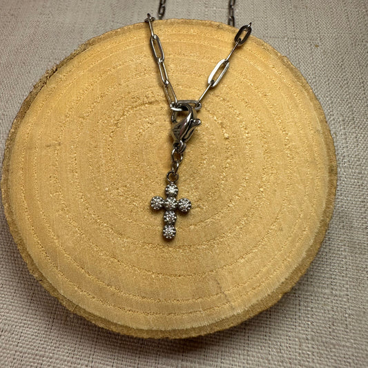 Croix strass Alaïa Bijoux