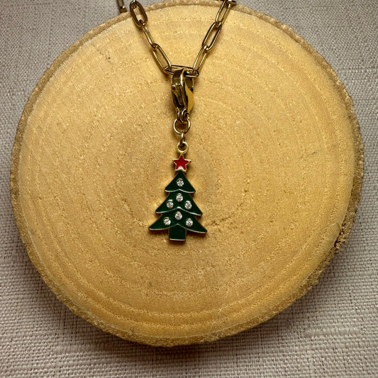 Charms de Noel a strass Alaïa Bijoux