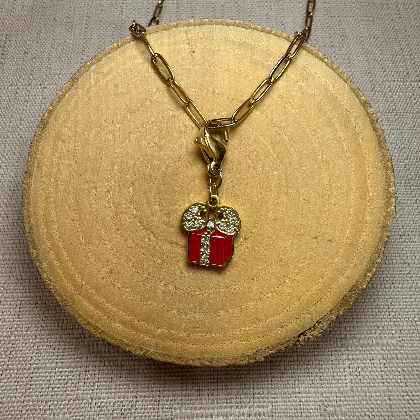 Charms de Noel a strass Alaïa Bijoux