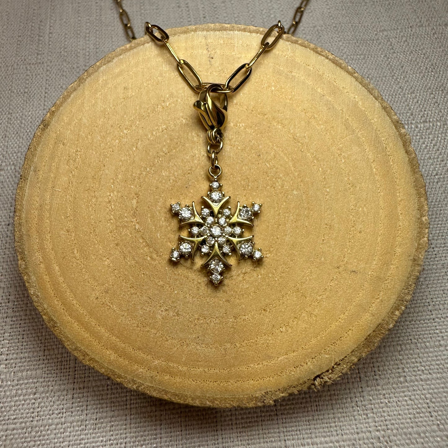 Gros charms de noel a strass Alaïa Bijoux