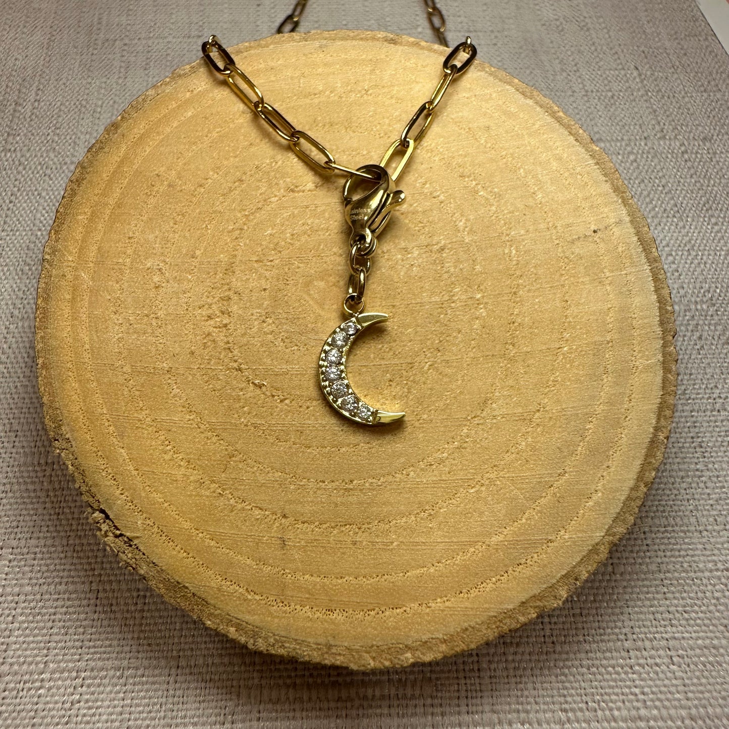 Lune Fine strass Alaïa Bijoux