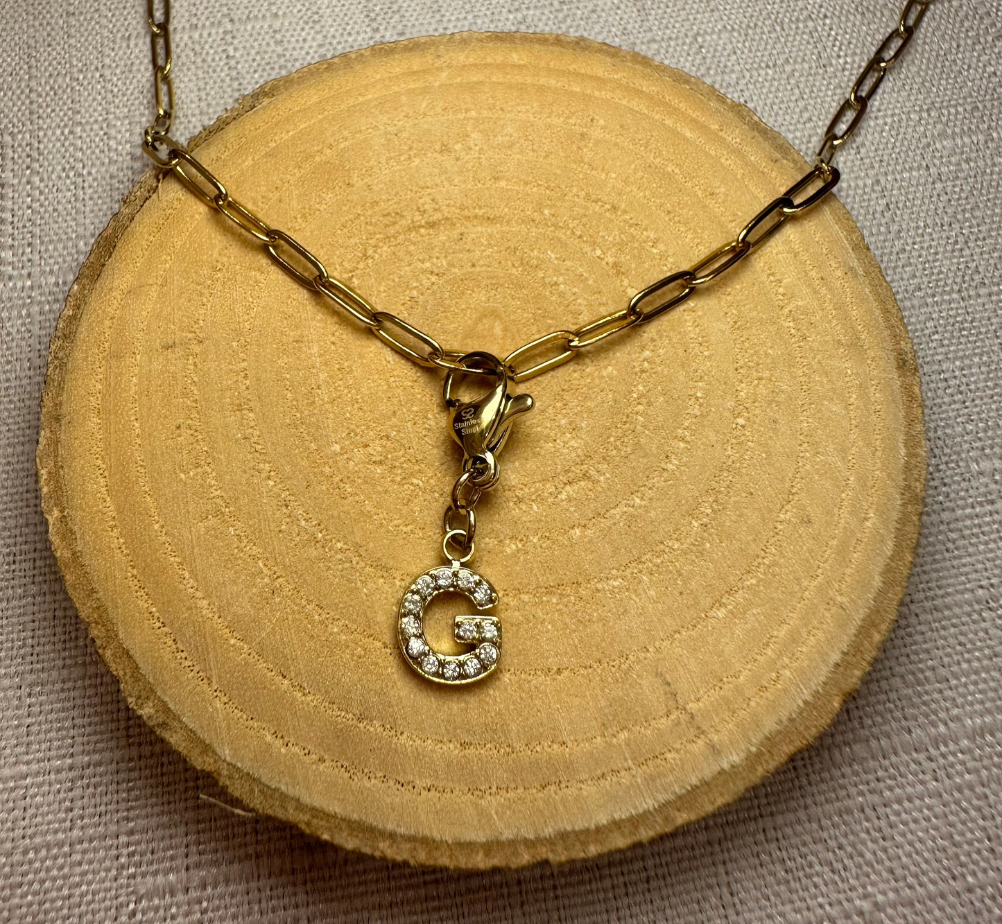 Lettres strass Alaïa Bijoux