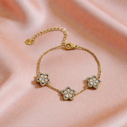 Bracelet petite fleurs