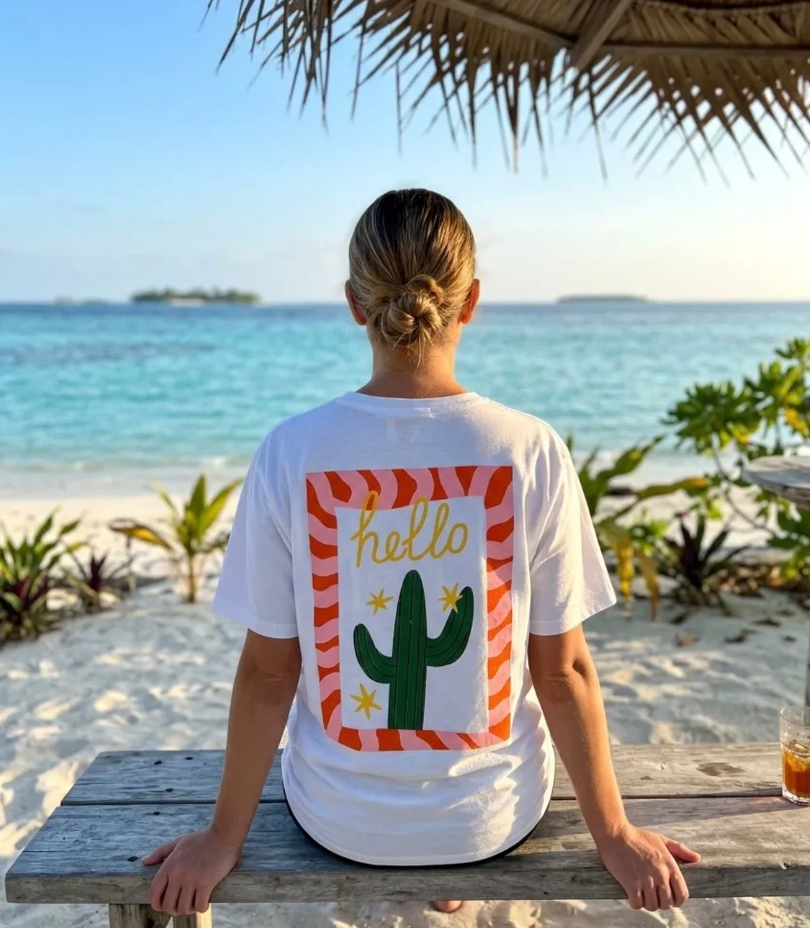 Tee shirt Hello Cactus