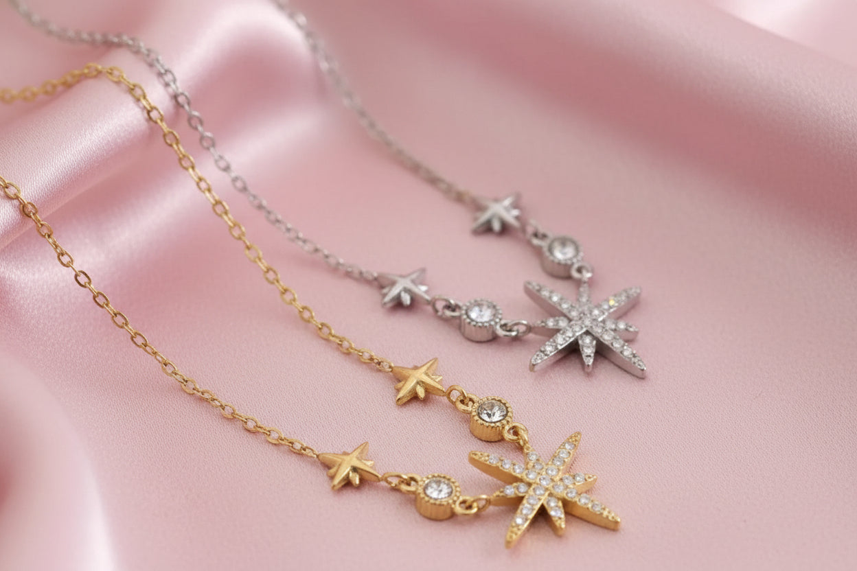 Collier nuit étoilée