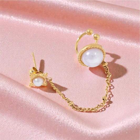 Bague d’oreille façon perle