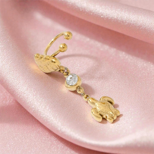 Bague d’oreille tortue