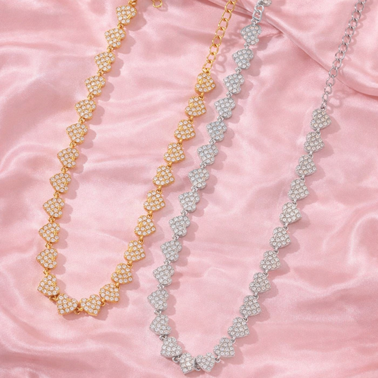 Collier princesse de cœur