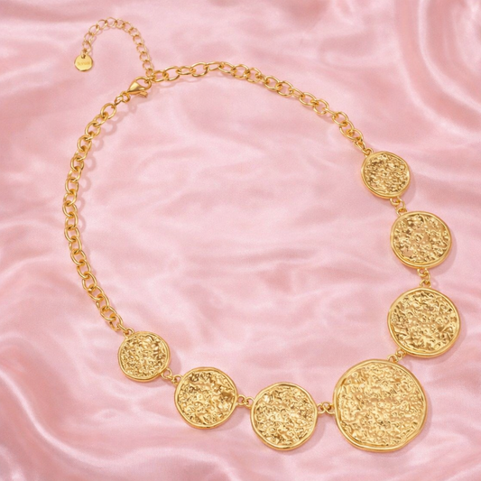 Collier pièces ronde