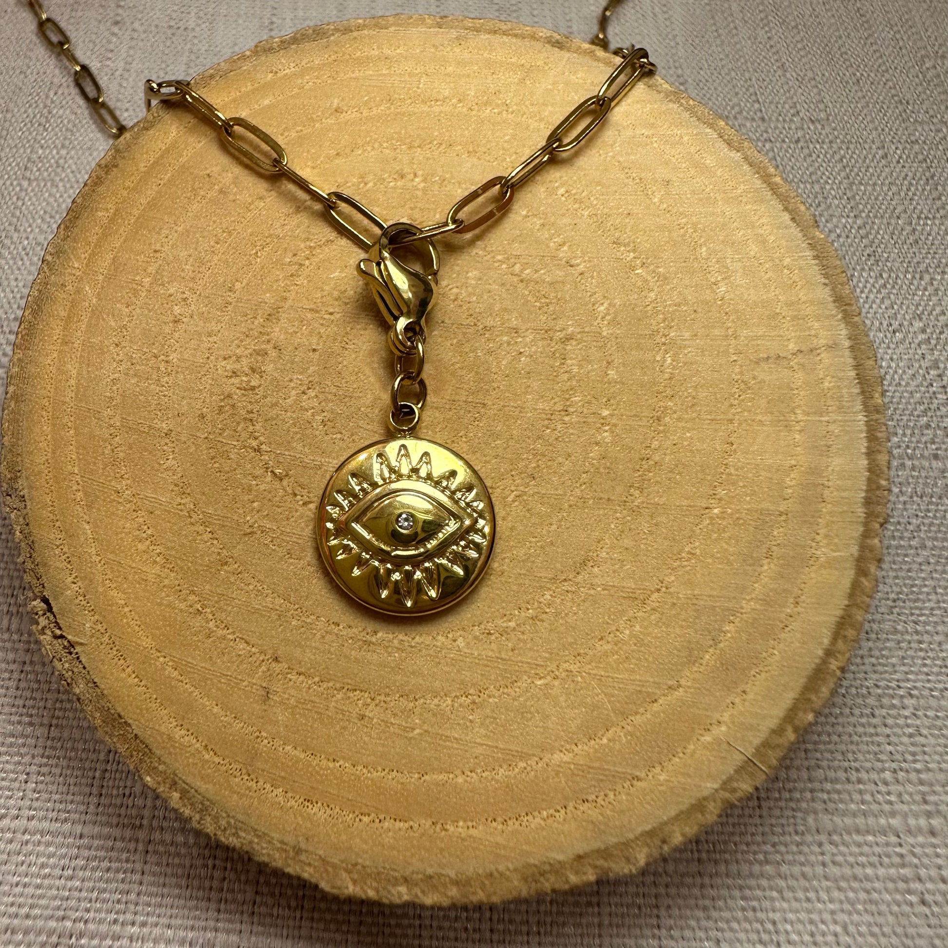 Medaillon Matiasma strass Alaïa Bijoux