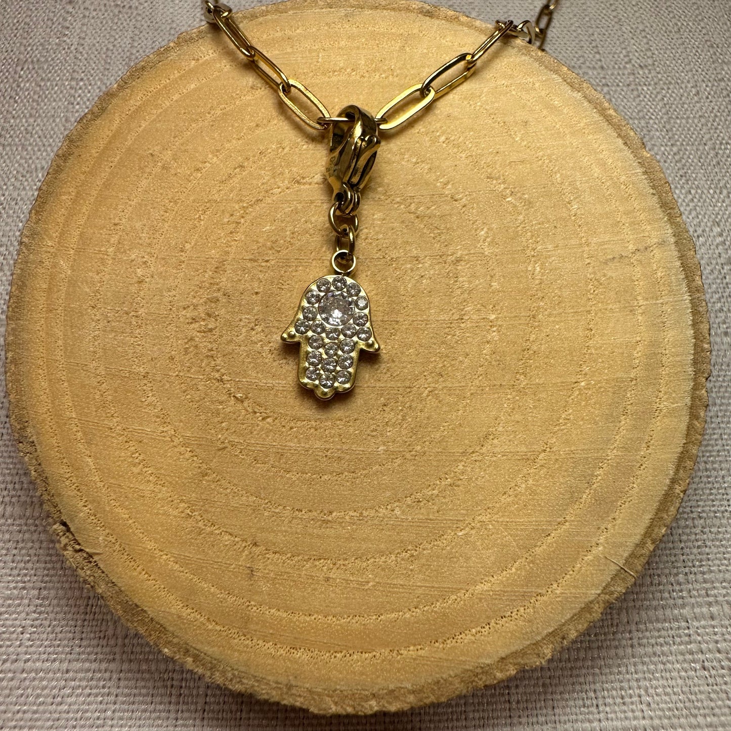 Ma petite main de fatma strass Alaïa Bijoux