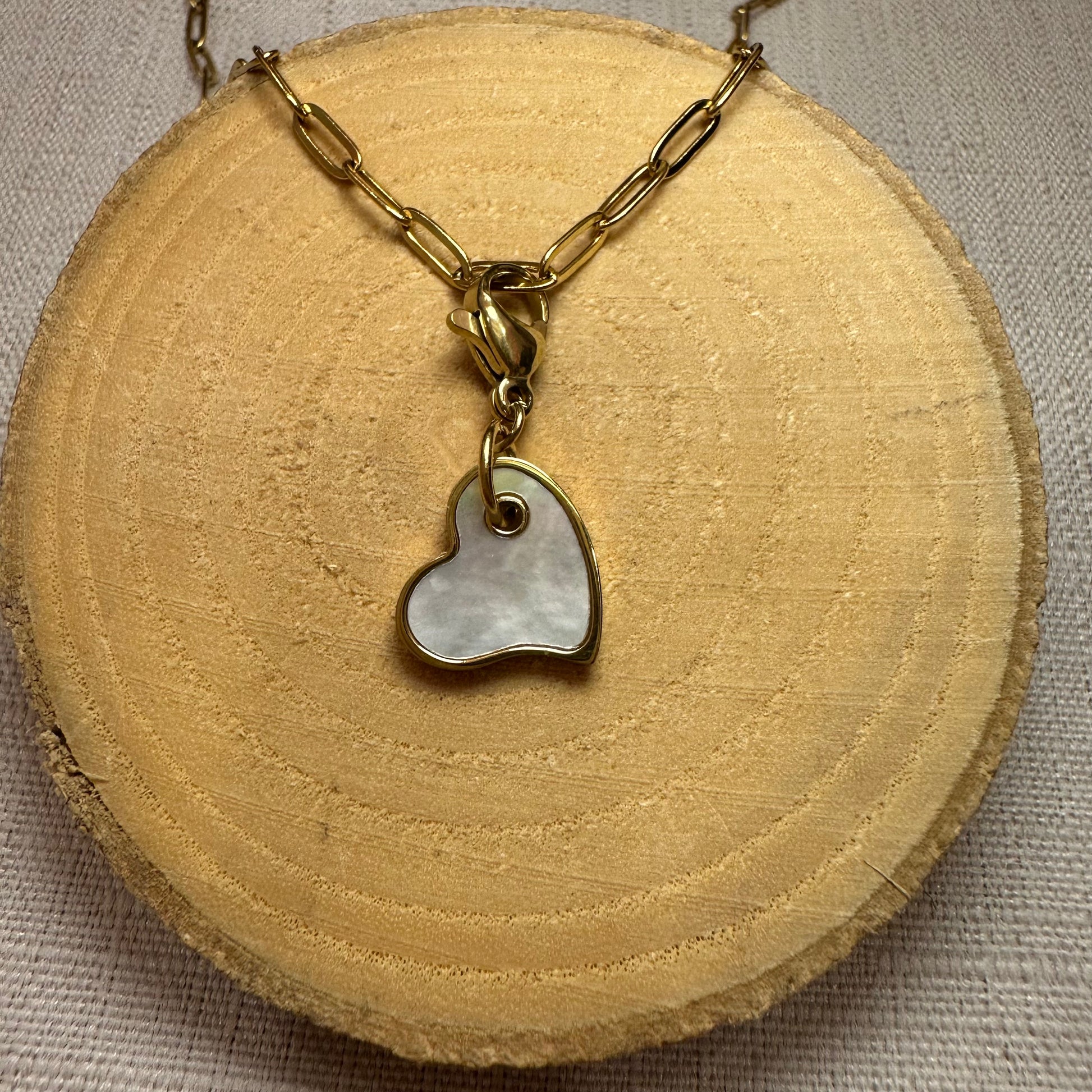 Coeur nacre Alaïa Bijoux