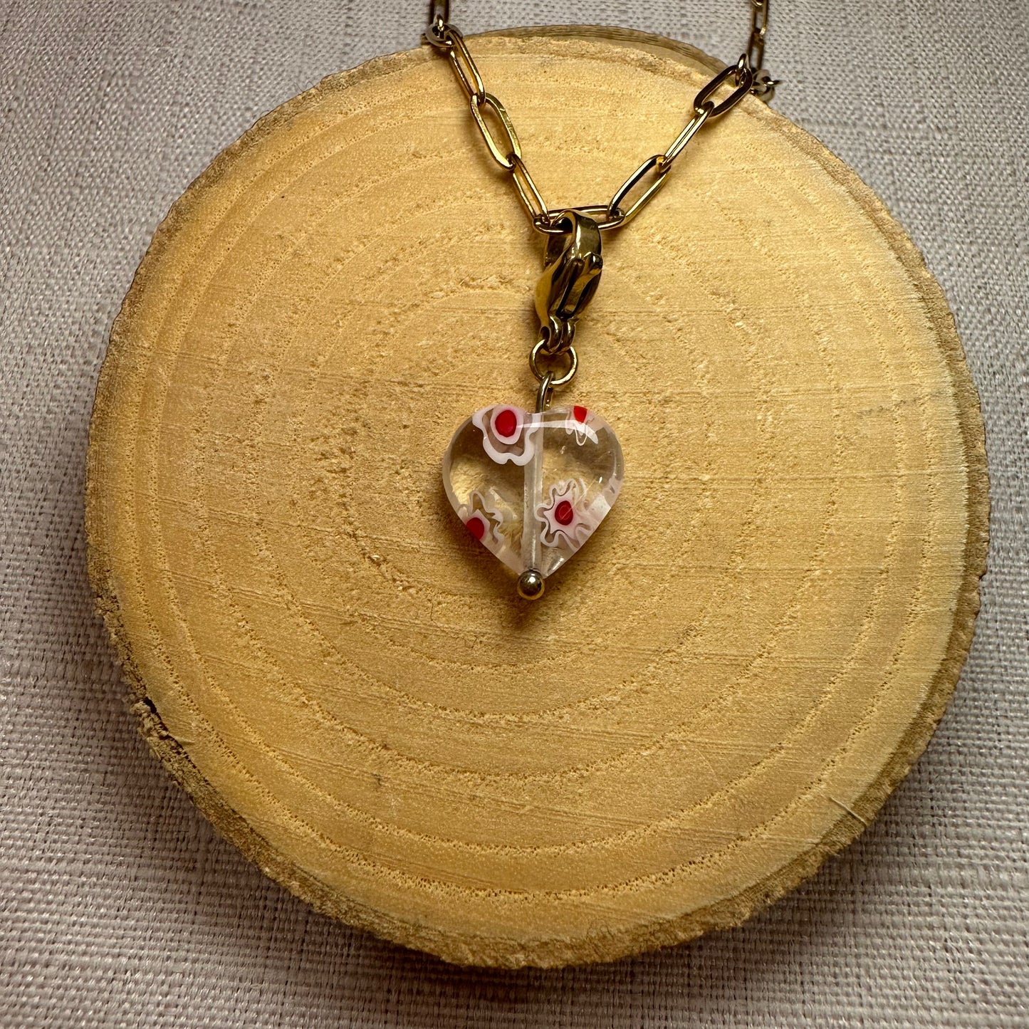Coeur coloré Alaïa Bijoux