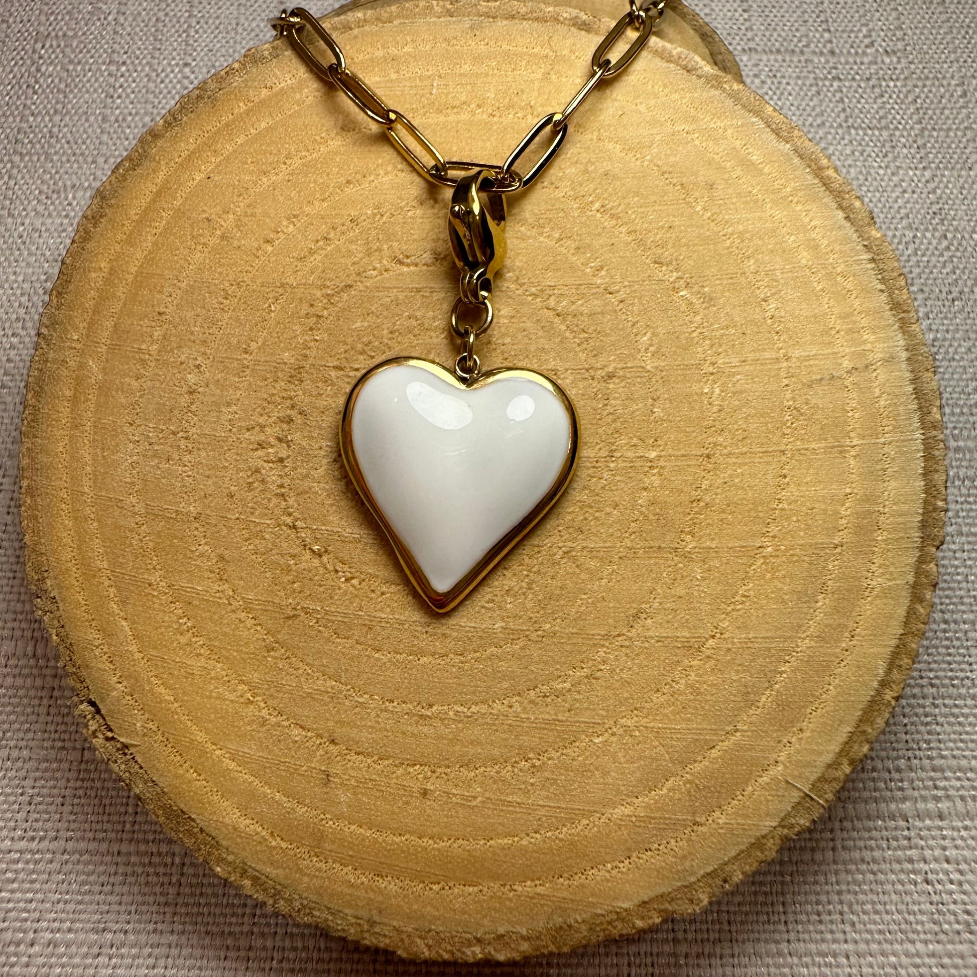 Gros coeur coloré Alaïa Bijoux