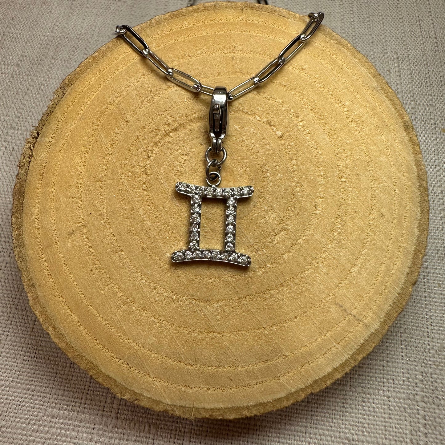 Signes Astro argent strass Alaïa Bijoux