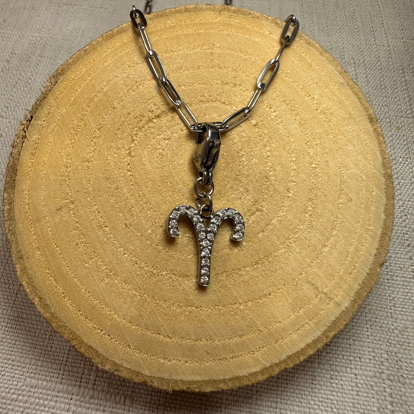 Signes Astro argent strass Alaïa Bijoux