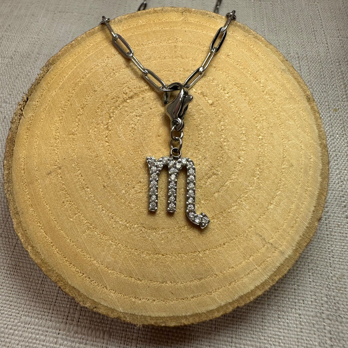 Signes Astro argent strass Alaïa Bijoux