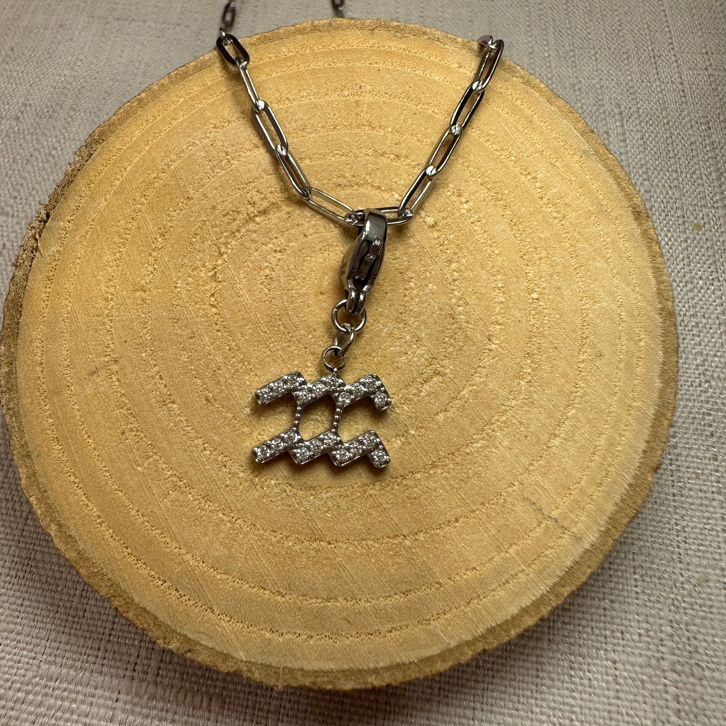 Signes Astro argent strass Alaïa Bijoux