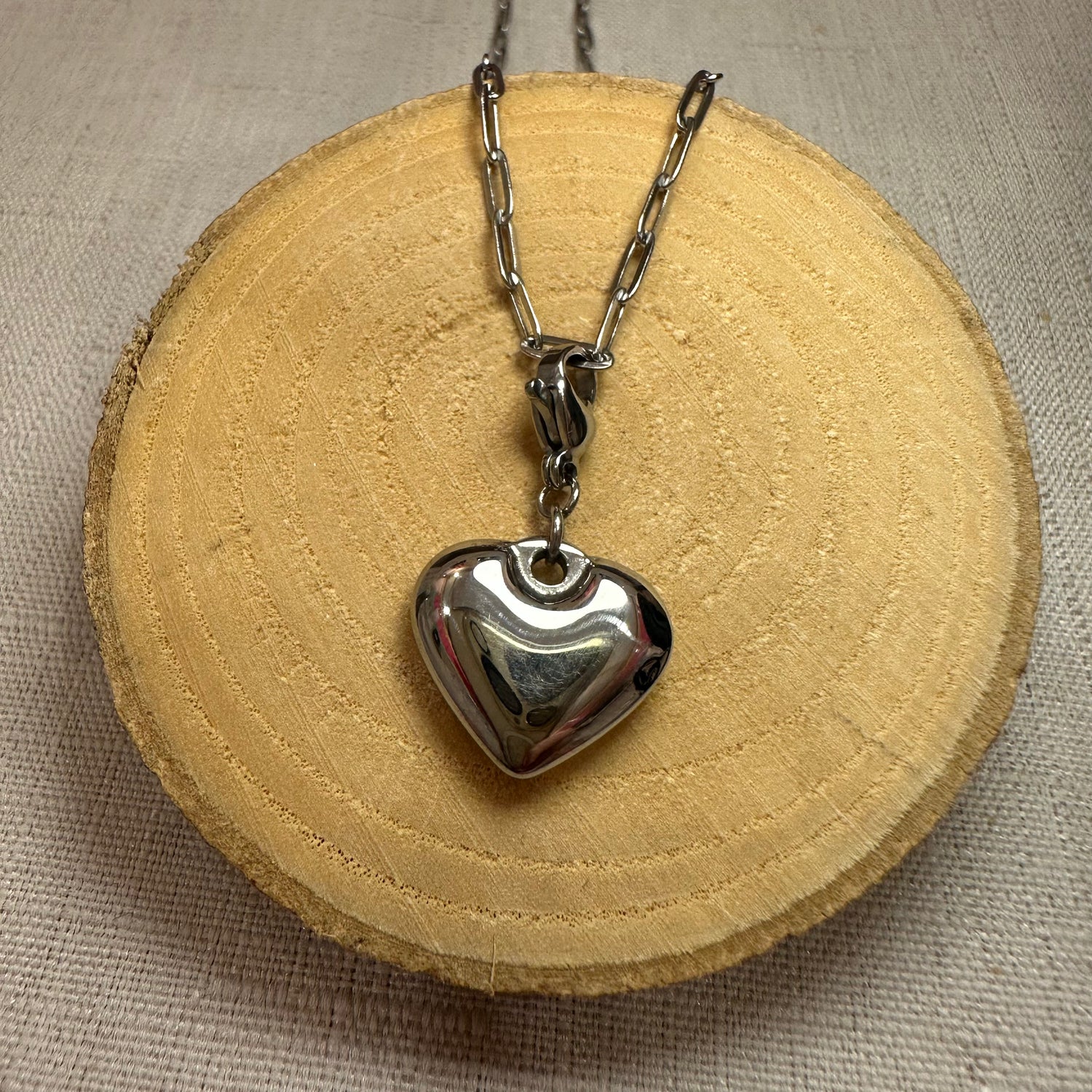 Gros coeur Argent Alaïa Bijoux