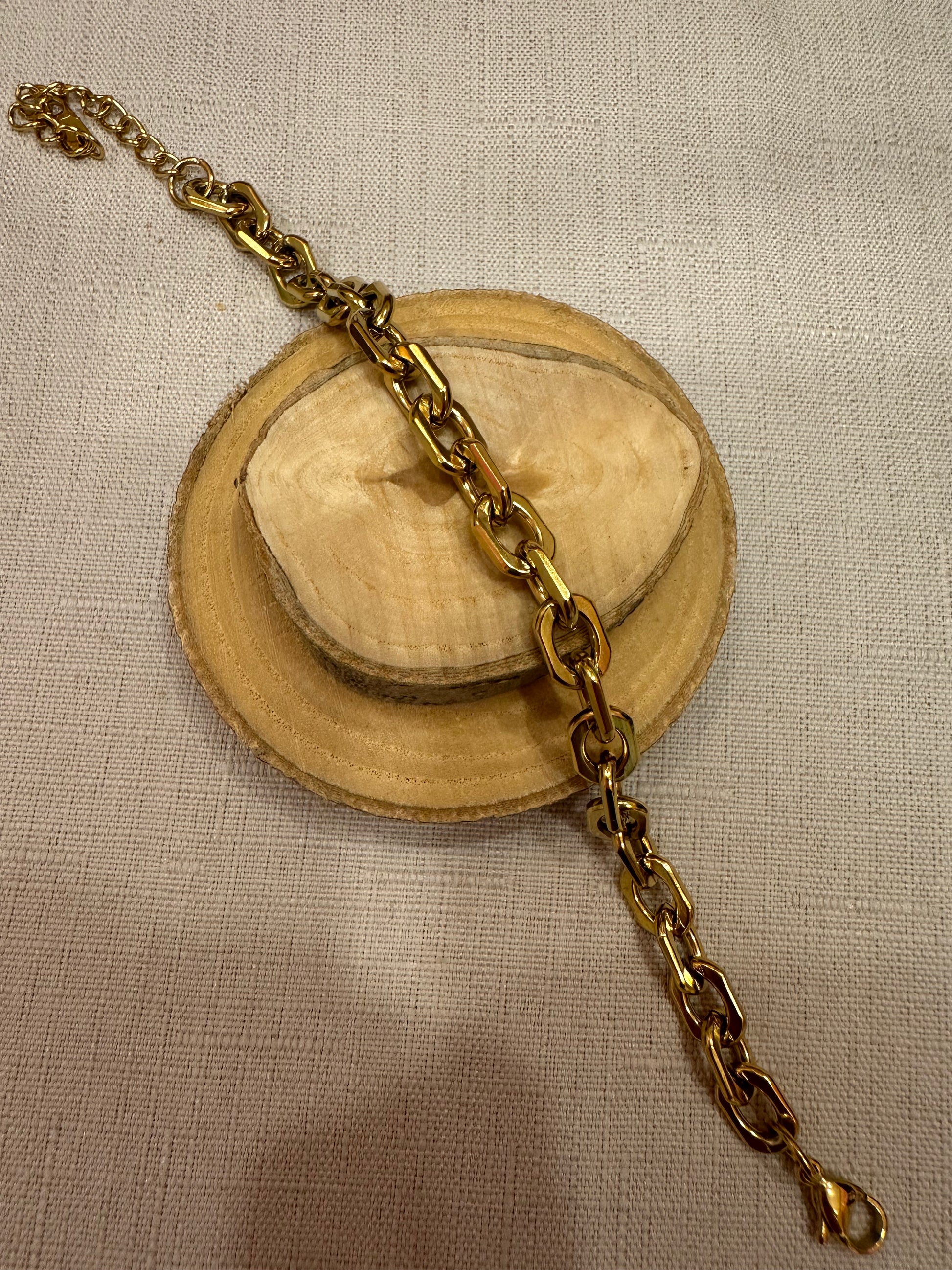 Base bracelet doré Alaïa Bijoux