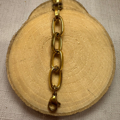 Base bracelet doré Alaïa Bijoux