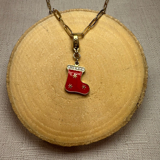 Charms de Noel a strass Alaïa Bijoux