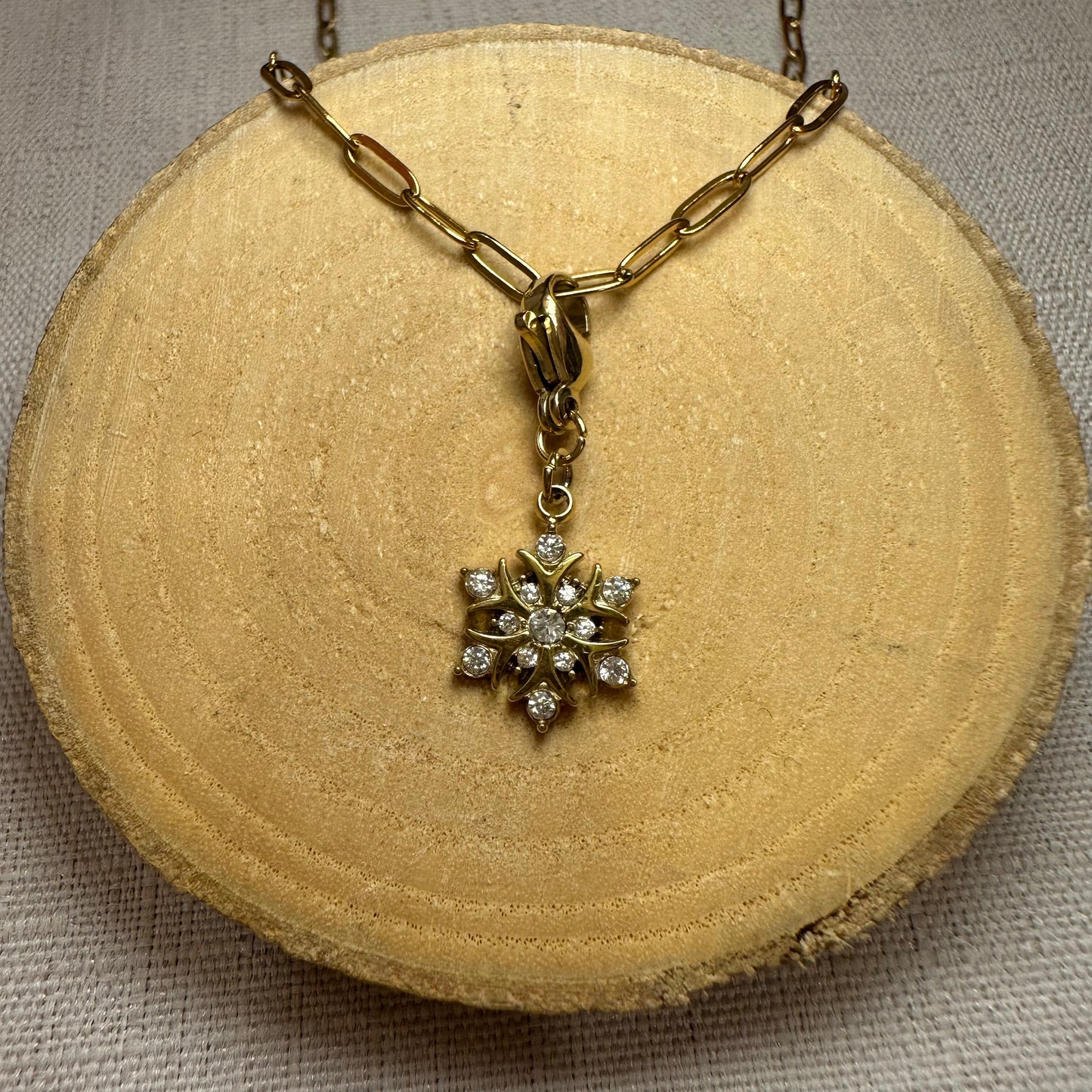 Gros charms de noel a strass Alaïa Bijoux