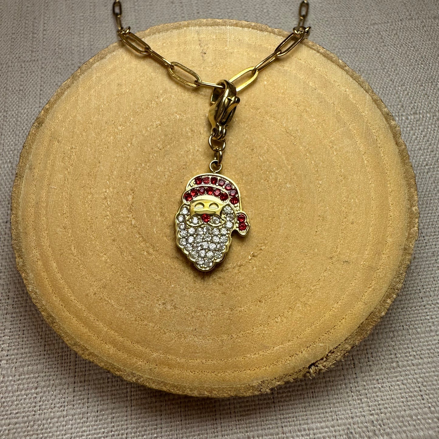 Gros charms de noel a strass Alaïa Bijoux