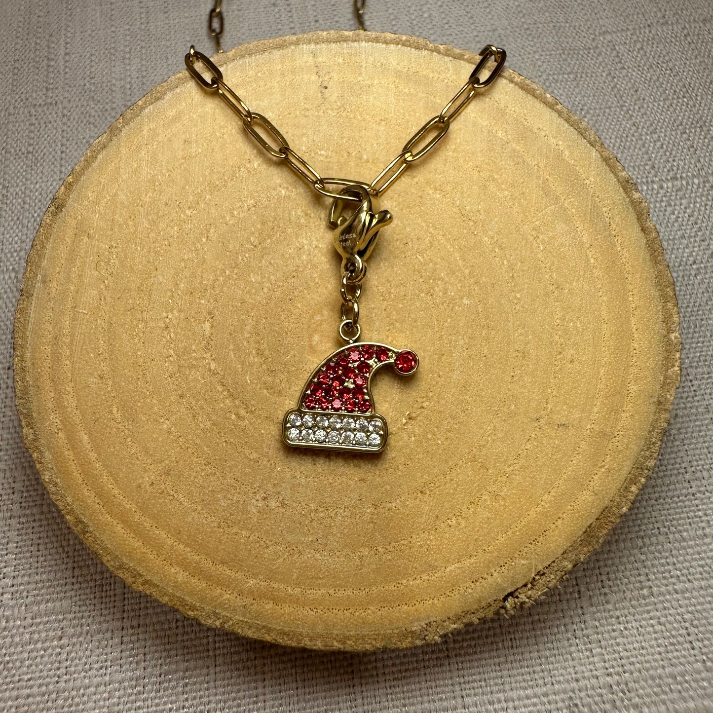 Gros charms de noel a strass Alaïa Bijoux