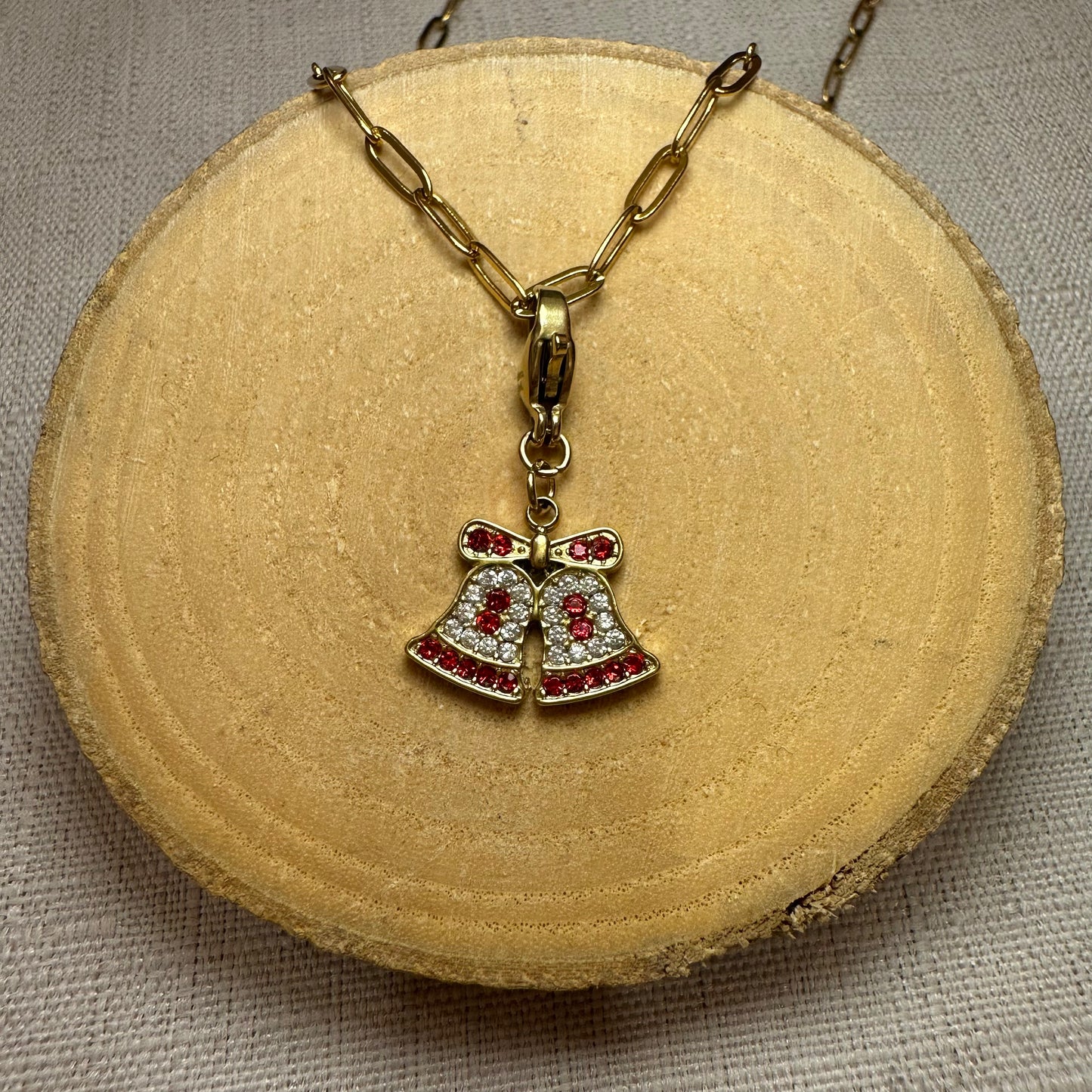 Gros charms de noel a strass Alaïa Bijoux