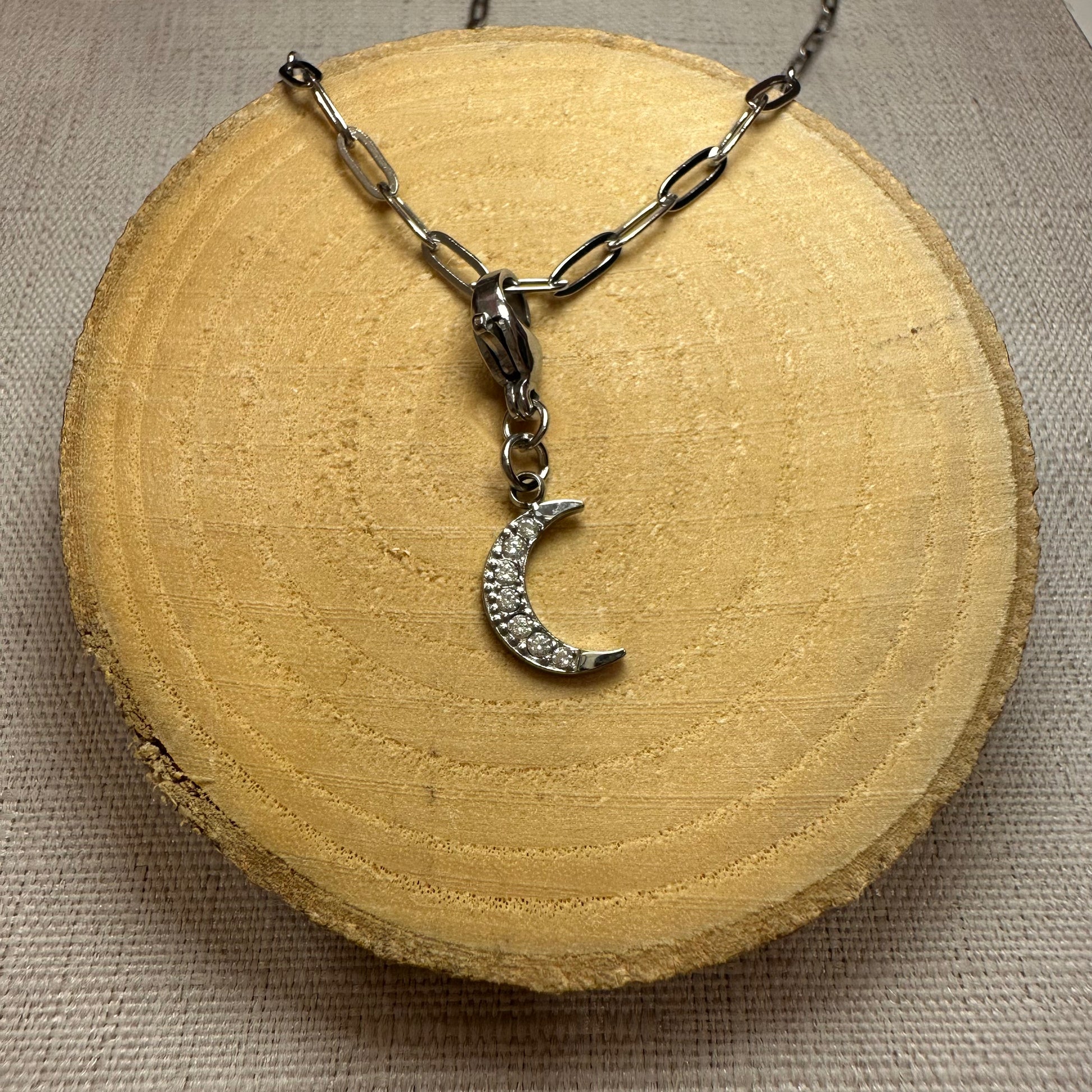 Lune Fine strass Alaïa Bijoux